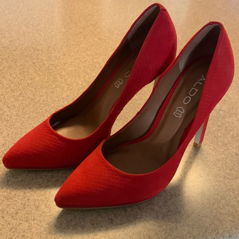 Aldo red heels